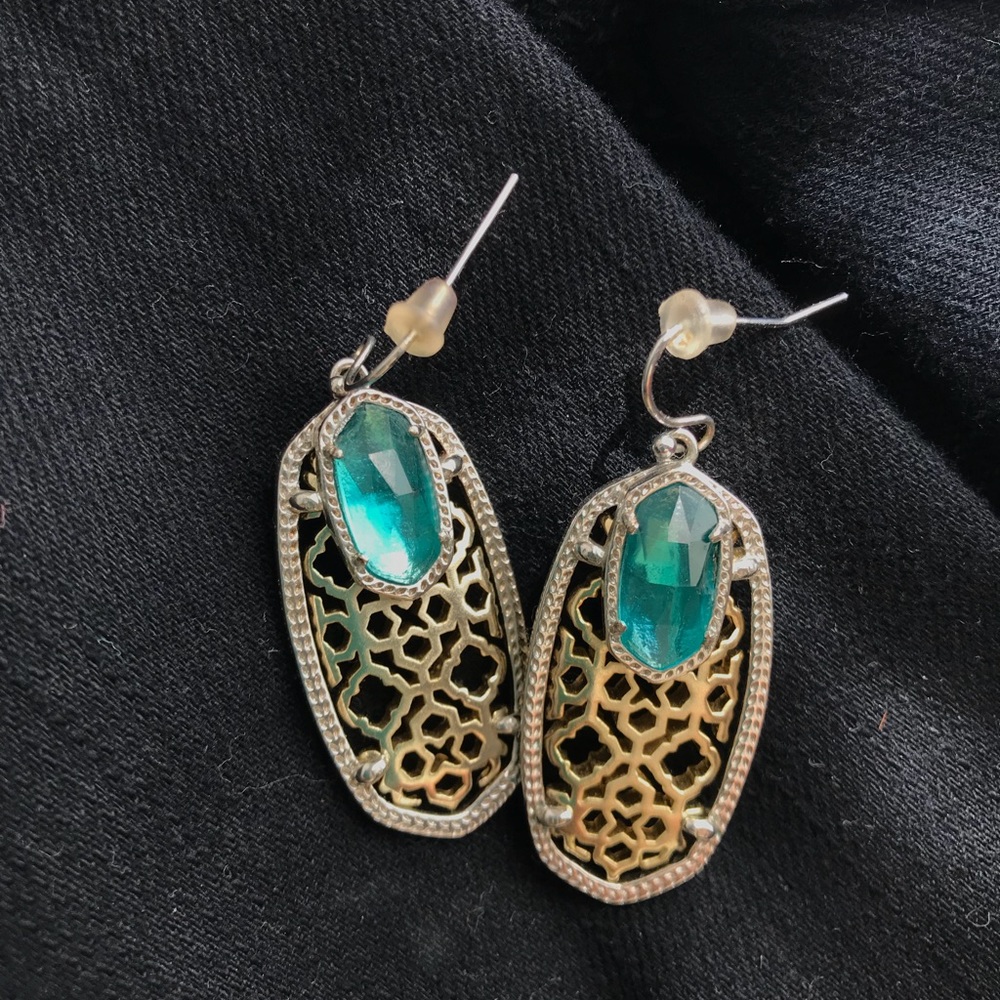 Silver Emmy’s with gold filigree and London blue